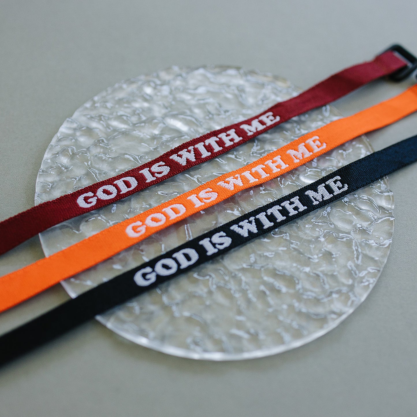 GOD IS WITH ME WRISTBAND